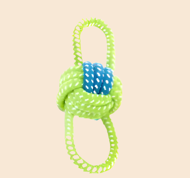 Knotted Ball with Loops Rope Toy