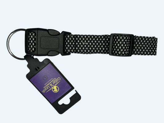 Elite Club Collar & Leash Set - Black