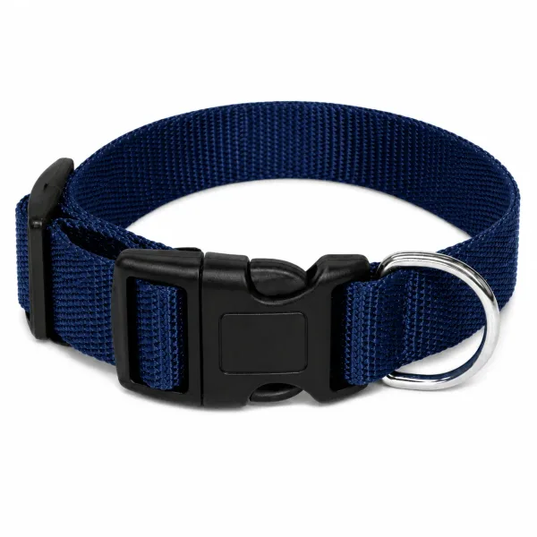 Pet Walk Classic Collar Navy Blue 