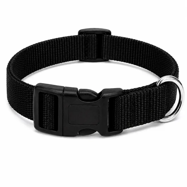 Pet Walk Classic Collar Black 