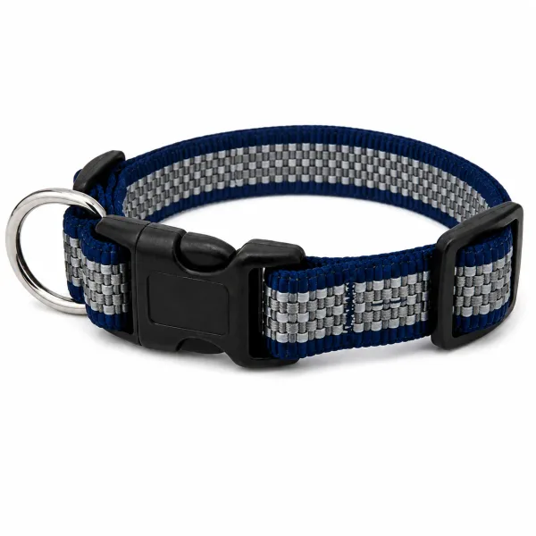 Reflective Collar Navy Blue 