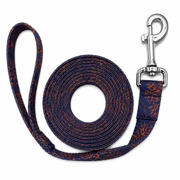 Digital Print Leash | Stylish & Durable |Navy Blue|