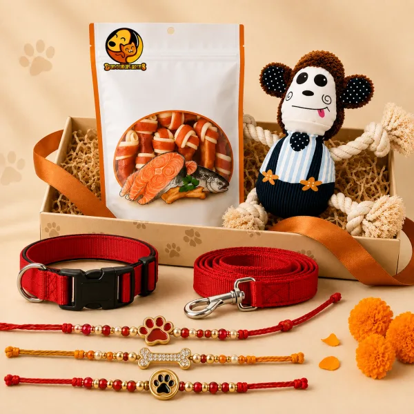 Paw-Some Rakhi Gift Pack | Free Assorted Rakhi | All Breeds |