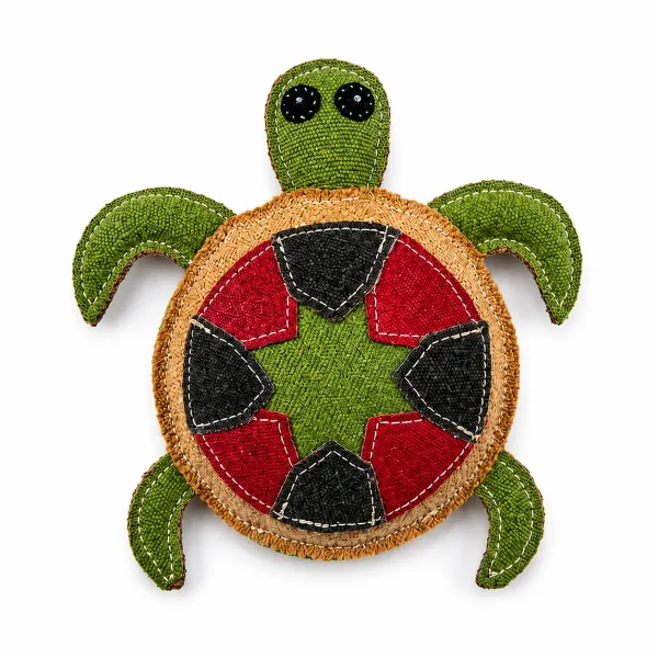 Durable Jute Rope Turtle Dog Toy | Perfect for Chewing, Fetch & Tug-of-War ( Colour may vary )